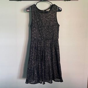 Black Sequin Dress